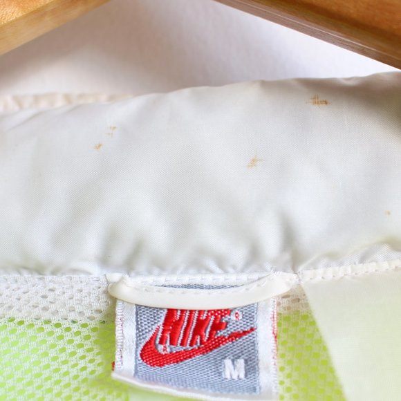 Vintage 80's Nike Yellow Color Block Windbreaker - Picture 10 of 10